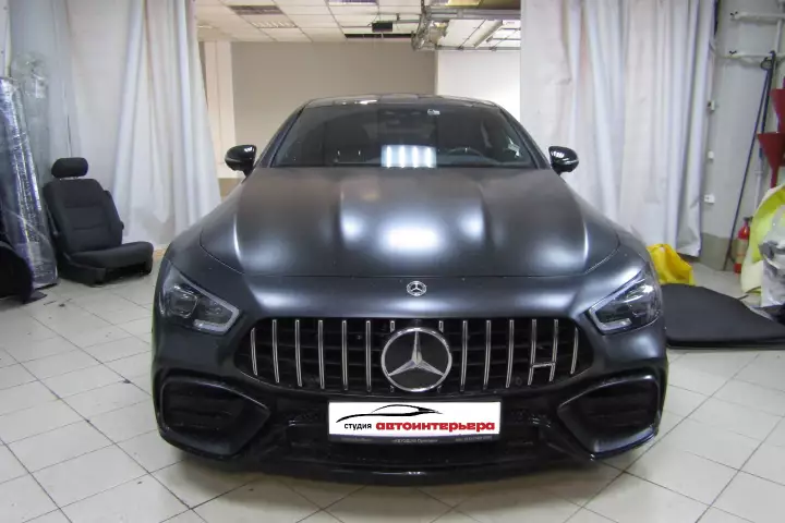 Перетяжка MERCEDES-BENZ GT от студии автоинтерьера Carinterier