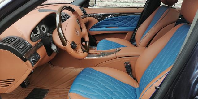 Mercedes-Benz E-Class.  Полная перетяжка салона