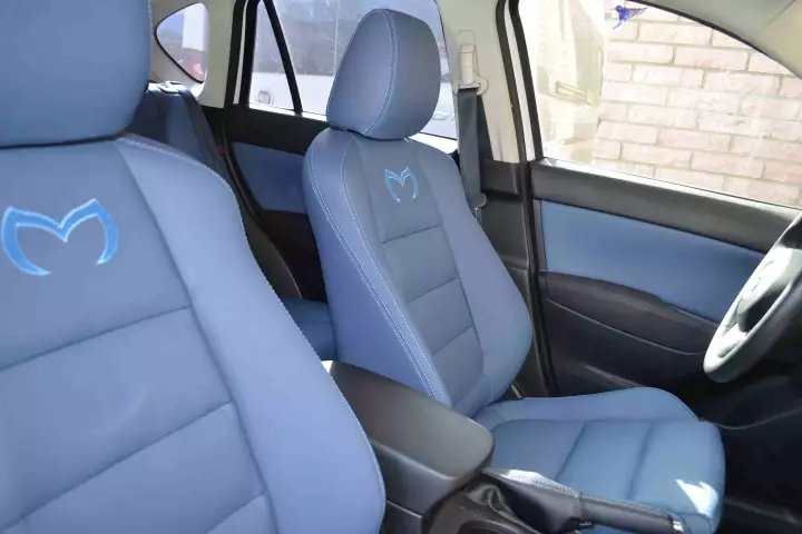 Перетяжка Mazda CX5 от студии автоинтерьера Carinterier
