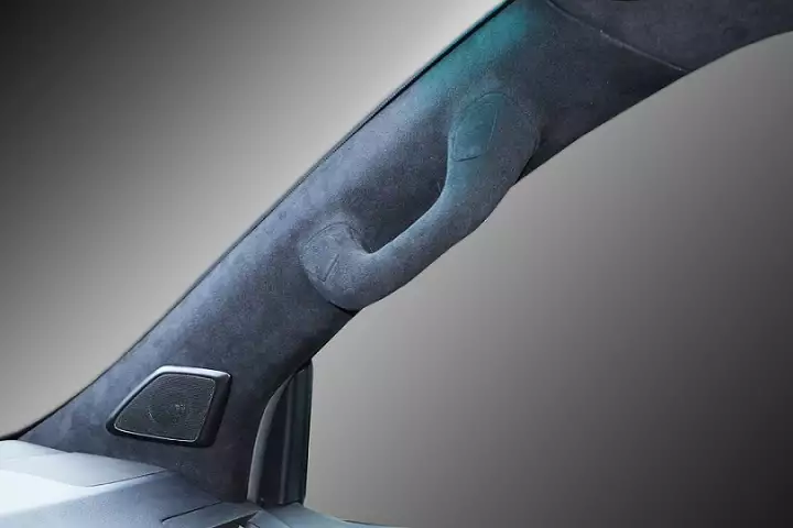 Перетяжка потолка Тойота Прадо 150 от студии автоинтерьера Carinterier